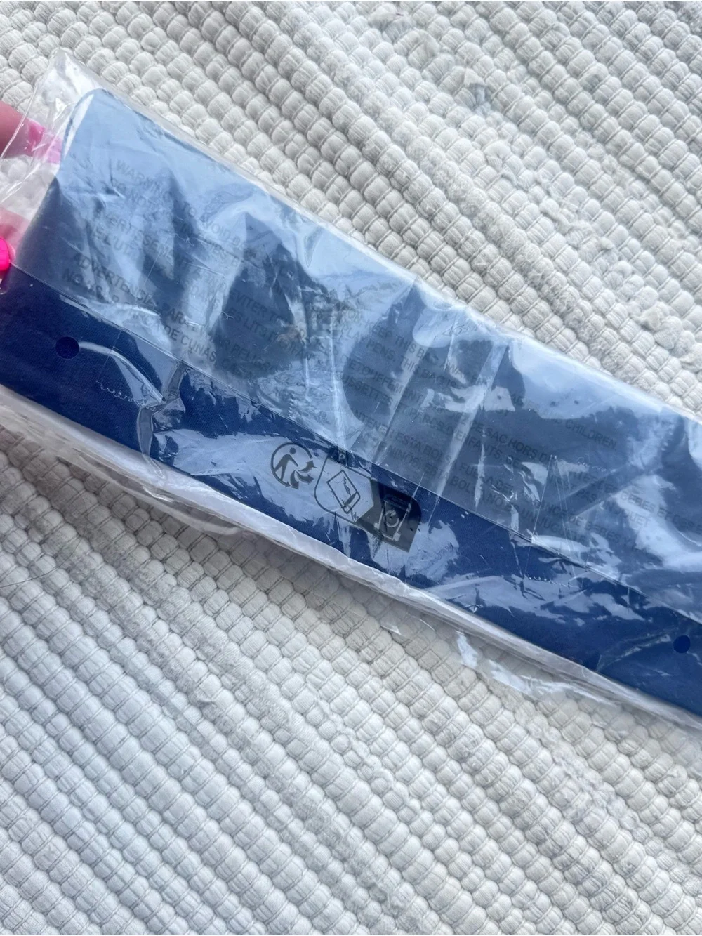 ALO Yoga Navy Performance Conquer Headband NWT One Size